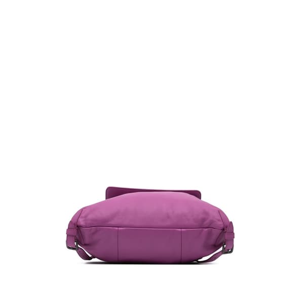 Pre-owned Bottega Veneta Nappa Intrecciato Backpack Purple