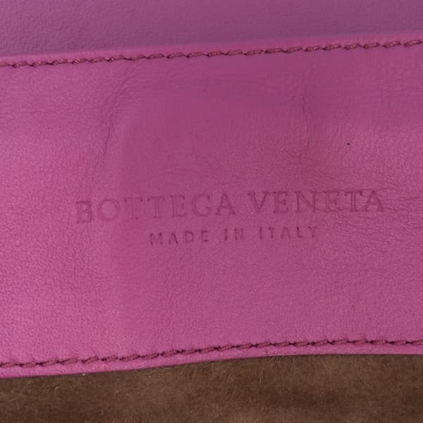 Pre-owned Bottega Veneta Nappa Intrecciato Backpack Purple