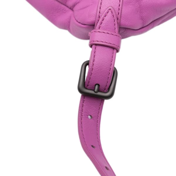 Pre-owned Bottega Veneta Nappa Intrecciato Backpack Purple