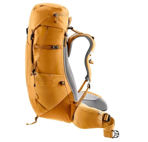 Deuter Aircontact Lite 40 + 10 keltainen-vaahtera vaellusreppu