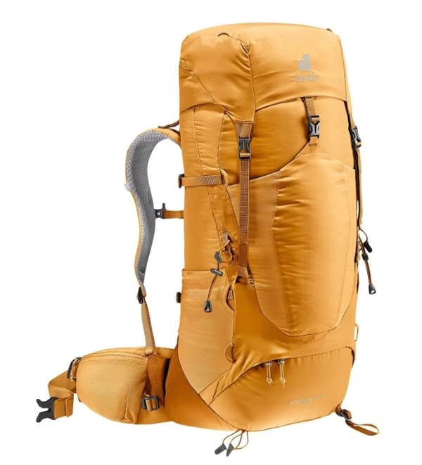 Deuter Aircontact Lite 40 + 10 keltainen-vaahtera vaellusreppu