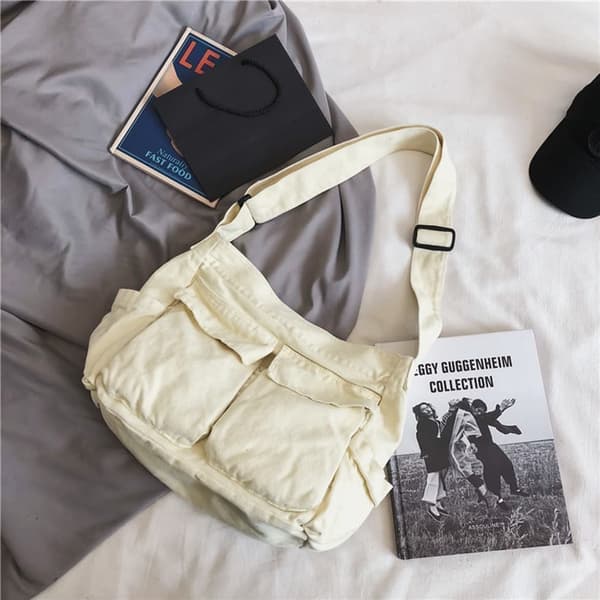 Naisten olkalaukku, crossbody-laukku, iso ostoskassi, käsilaukku, rento crossbody-laukku.