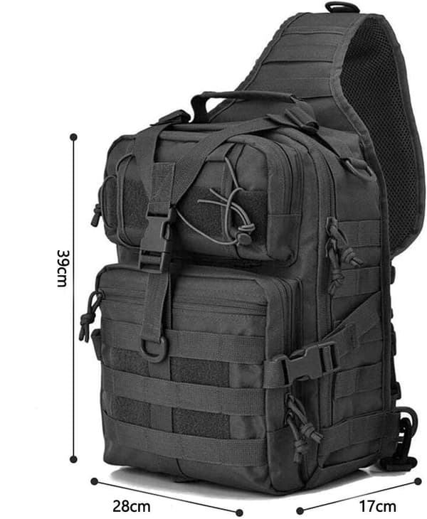 Olkalaukku, crossbody-laukku, naamiointikuvioinen miesten reppu, crossbody-laukku