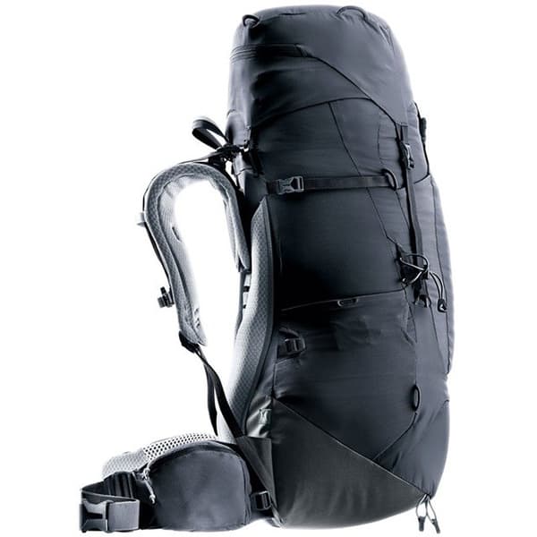 Deuter Aircontact Lite 45 + 10 SL vandringsryggsäck i svart grafit