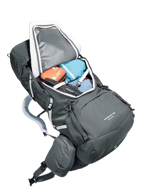 Deuter Aircontact Pro 65+10 SL vandringsryggsäck i grafit