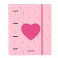 Miniatyrbild 1 av 2: Ringpärm - Safta - Älska dig själv - A4 - Rosa - 300D Polyester - 80 g/m²