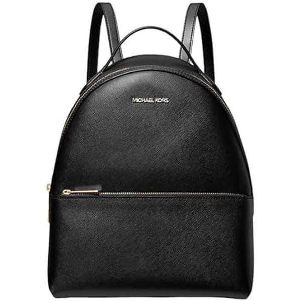 Ryggsäck - MICHAEL KORS - Sheila - Svart läder - Storlek M - Dammode