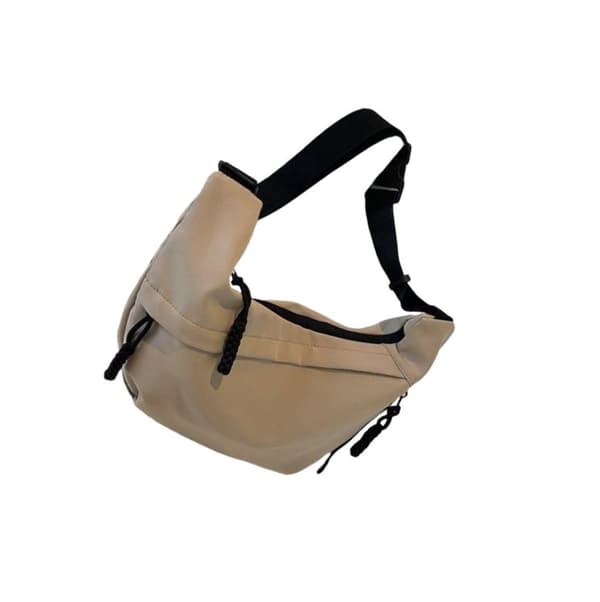INF Stilig Beige Oxford-stoff Skulderveske - Casual & Allsidig