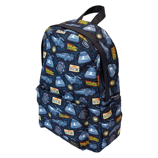 Loungefly Back to the Future 40th Anniversary nylon backpack 44cm