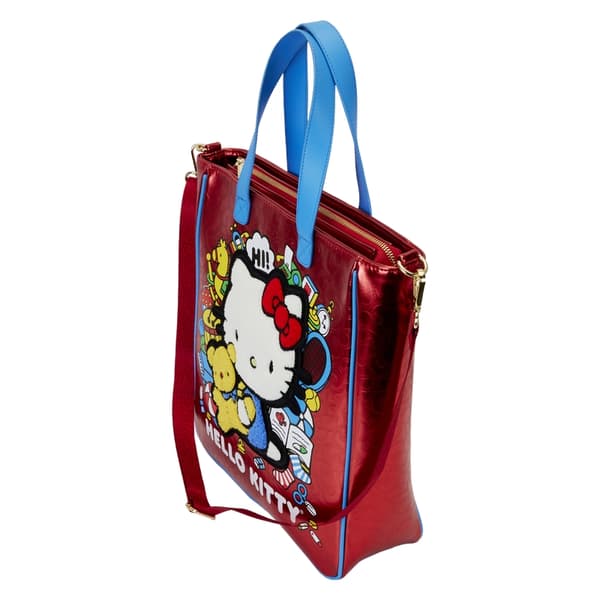 Loungefly Hello Kitty 50th Anniversary tote bag with coin bag