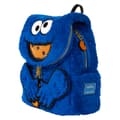 Miniatyrbilde 4 av 11: Loungefly Sesame Street Cookie Monster Plush backpack + purse