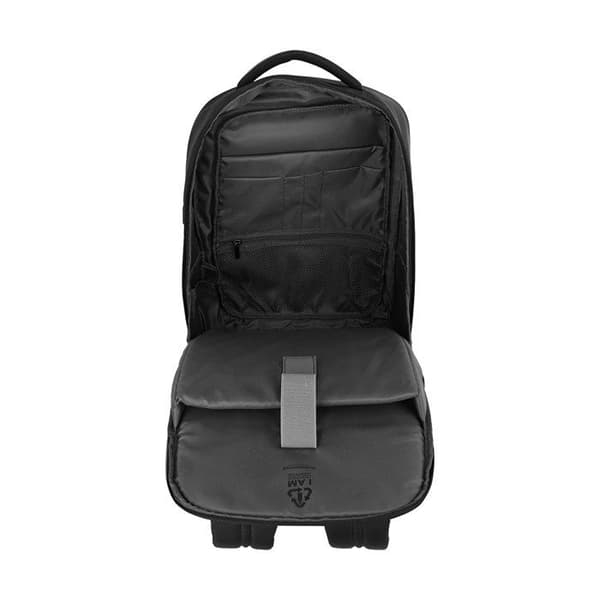 Laptopryggsäck 16 Tum - Grå Läder, Flera Fack