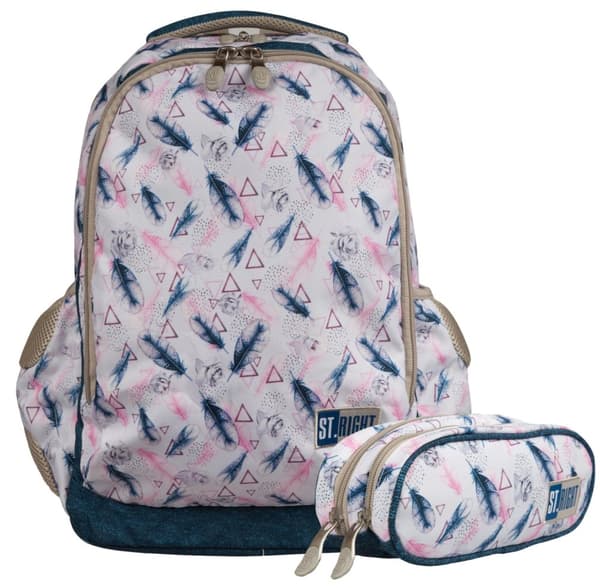 Rygsæk BP47 + Boho Feather Bag St.Right Majewski