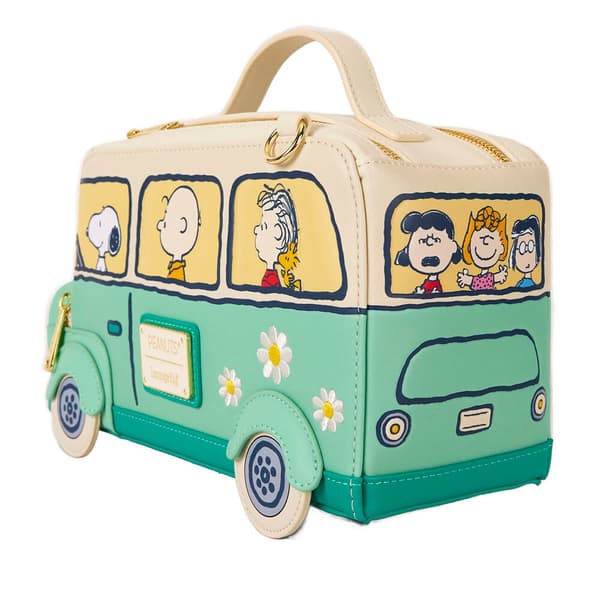 Loungefly Peanuts Road Tri Bus shoulder bag