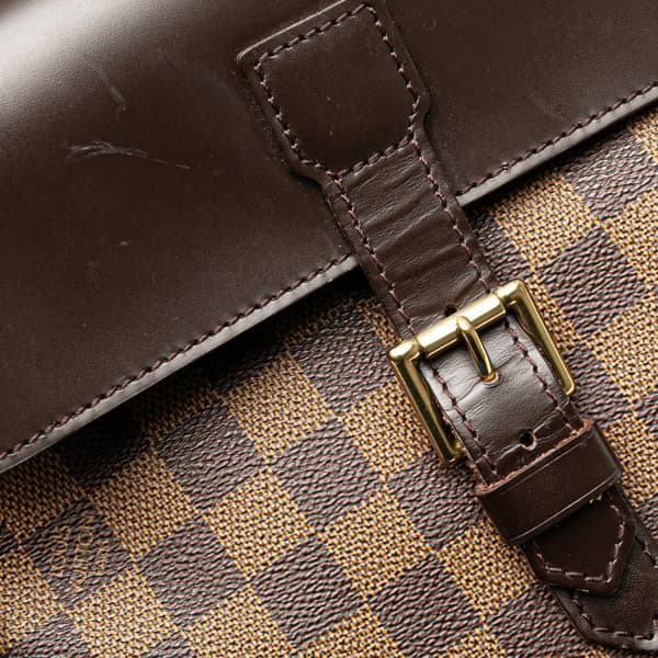 Pre-owned Louis Vuitton Damier Ebene Soho Brown