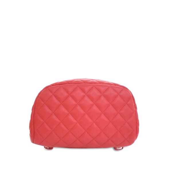 Pre-owned Chanel Small Lambskin Urban Spirit Backpack Red