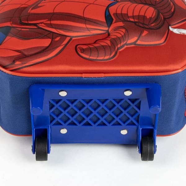 Reppu pyörillä Spider-Man Sininen 3D