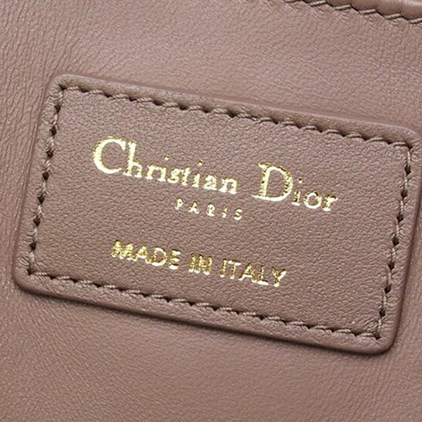 Pre-owned Dior Small Lambskin Cannage Backpack Brown