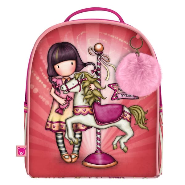 Skolryggsäck Gorjuss Carousel Lax 20 x 22 x 10 cm