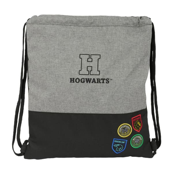 Skopåse med remmar Harry Potter House of champions Svart Grå 35 x 40 x 1 cm