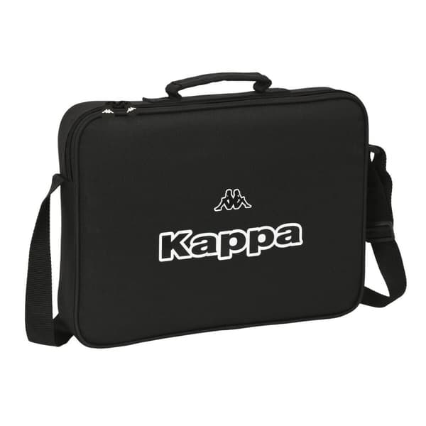 Skolväska Kappa Black Svart (38 x 28 x 6 cm)
