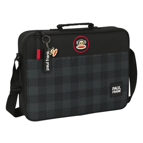 Skolväska Paul Frank Campers Svart (38 x 28 x 6 cm)