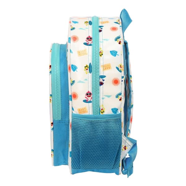 Skolryggsäck Baby Shark Surfing Blå Vit 26 x 34 x 11 cm
