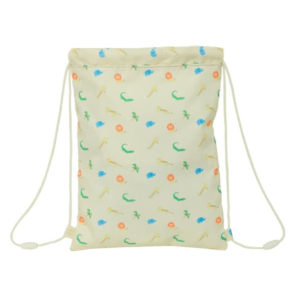 Skopåse med remmar Safta Selva Vit 26 x 34 x 1 cm