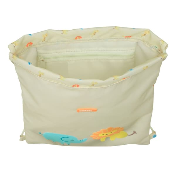 Skopåse med remmar Safta Selva Vit 26 x 34 x 1 cm