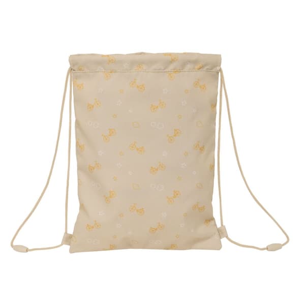 Skopåse med remmar Safta Osito Beige 26 x 34 x 1 cm