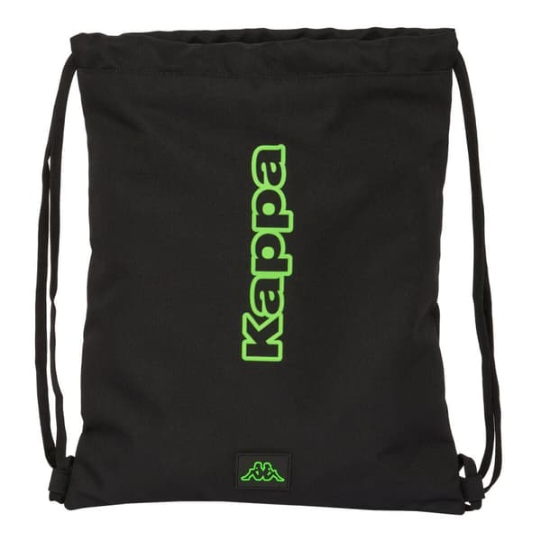 Skopåse med remmar Kappa Black Svart 35 x 40 x 1 cm
