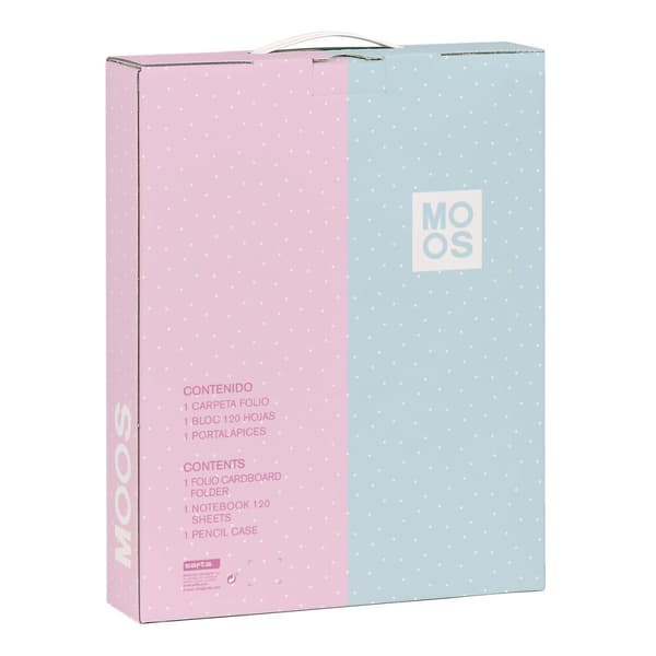 Brevpapper Set Moos Flores 28 x 35 x 6 cm 3 Delar