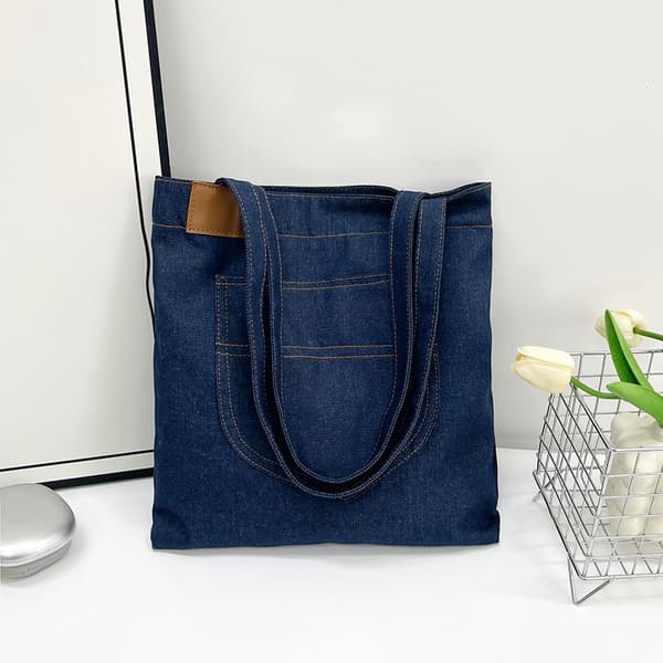 INF Tyylikäs denim-kangaskassi - täydellinen jokapäiväiseen käyttöön