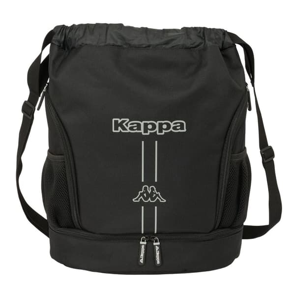 Skopåse med remmar Kappa Dark Svart 35 x 40 x 1 cm
