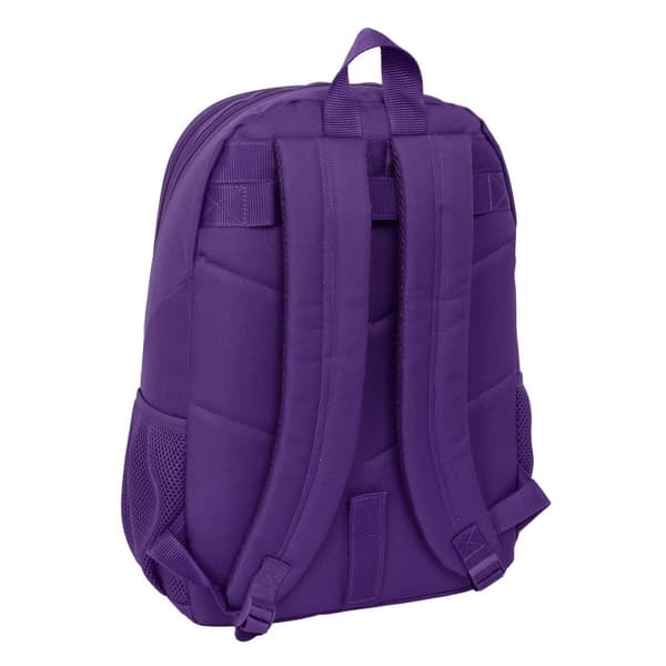 Skolryggsäck Real Valladolid C.F. Vit Purpur 32 x 44 x 16 cm