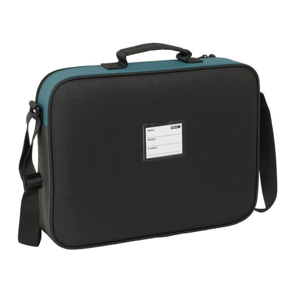Skolväska Safta Urban style Blå Grå 38 x 28 x 6 cm