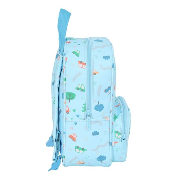 Barnryggsäck Safta Coches Blå 22 x 27 x 10 cm
