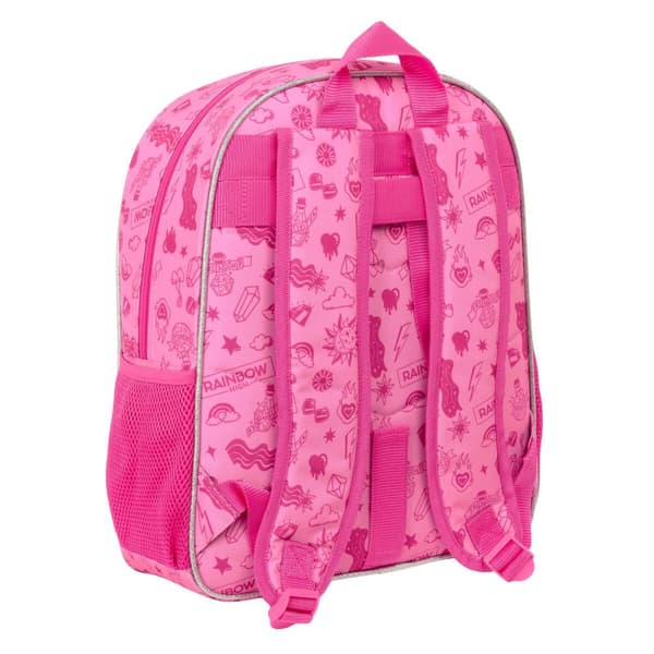 Skolryggsäck Rainbow High Shine Multicolour 32 x 38 x 12 cm