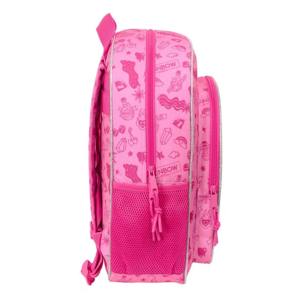 Skolryggsäck Rainbow High Shine Multicolour 32 x 38 x 12 cm