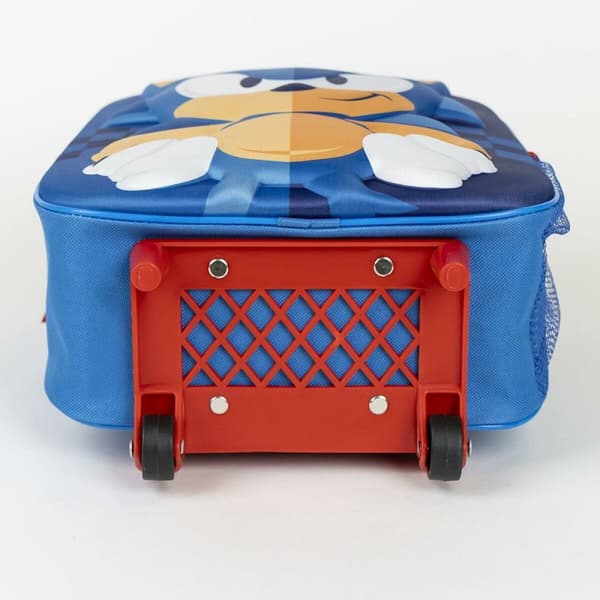Skolryggsäck 3D med hjul Sonic