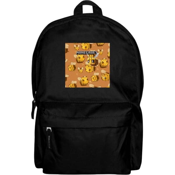 Ryggsekk i Lettvektsmateriale | Voksen-Ryggsekk Minecraft Bi Svart Voksen