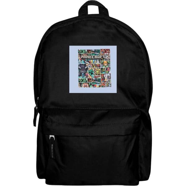 Ryggsekk i Lettvektsmateriale | Voksen-Ryggsekk Minecraft Kunst Svart Voksen