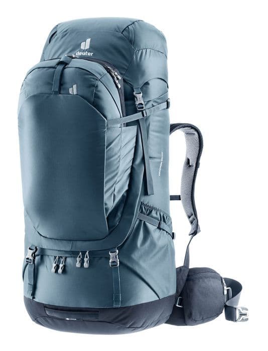 Deuter Ryggsäck petrolgrå blå för kvinnor och män - Voyager 65 plus 10 SL Atlantic - Ink 285115