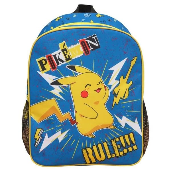 Skolväska - Pokémon - Anpassningsbar Trolley - Vadderade Axelremmar - Blå