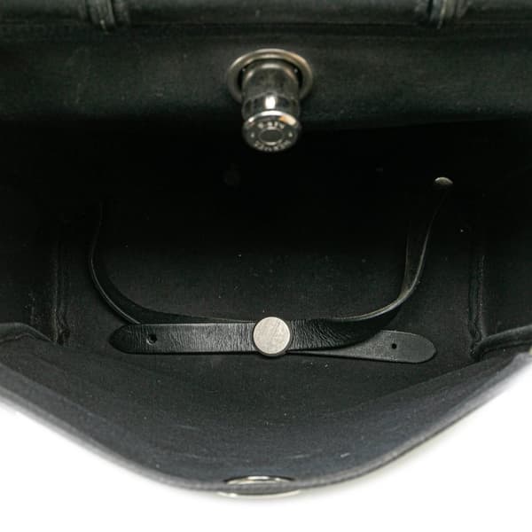 Pre-owned Hermès Toile Herbag GM Backpack Black