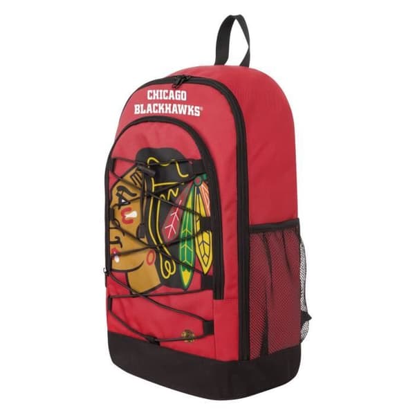 Ryggsäck - FOCO - Chicago Blackhawks - 100% Polyester - 45x35x15 cm - 25L förvaring