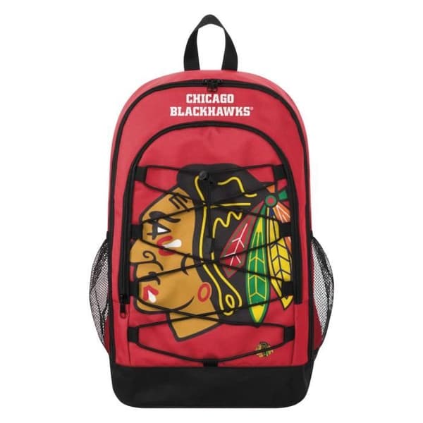 Ryggsäck - FOCO - Chicago Blackhawks - 100% Polyester - 45x35x15 cm - 25L förvaring