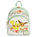 Miniatyrbillede 1 af 4: Loungefly Pokemon Pikachu & Eevee Floral backpack