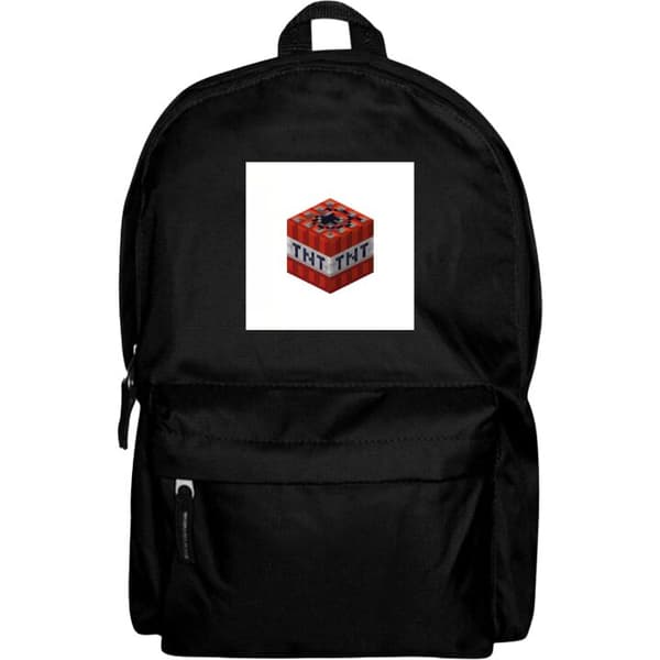 Voksen-Ryggsekk | Komfortabel og Stilren Minecraft TNT Svart Barn