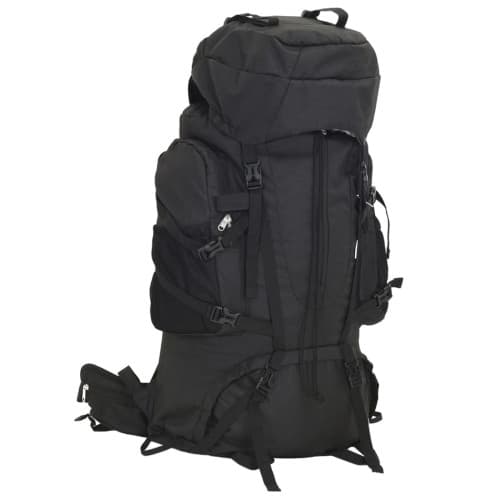 Vandringsryggsäck svart 60 L oxford-tyg